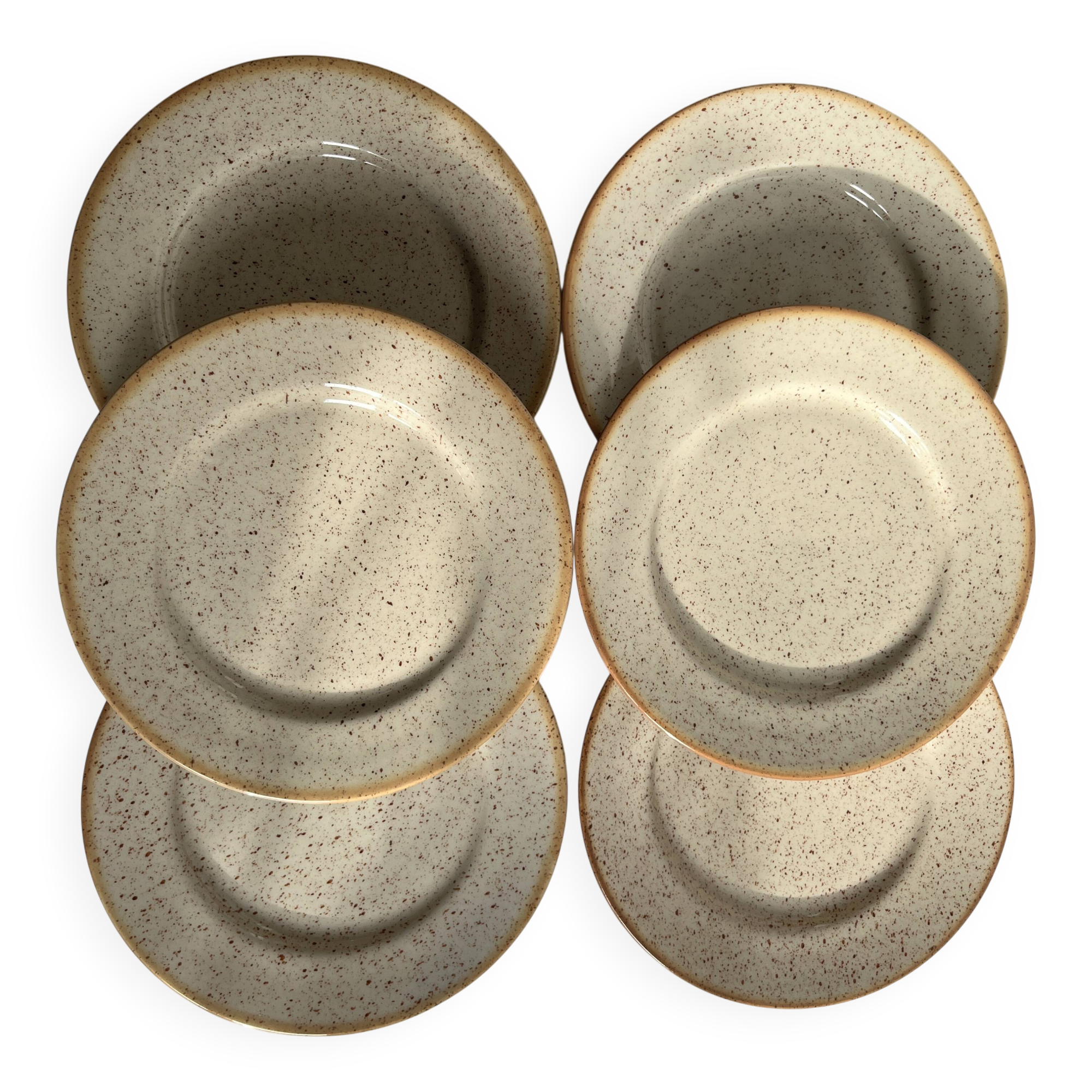 Polish ceramic dessert plates