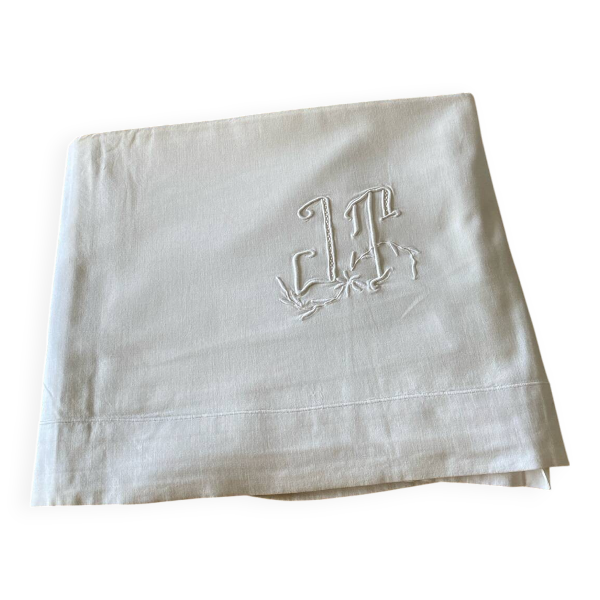 Old embroidered sheet