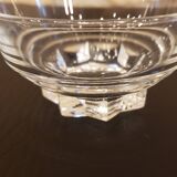 6 glass champagne cups from the 50s