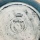 Round blue ceramic dish signed Arol Norway