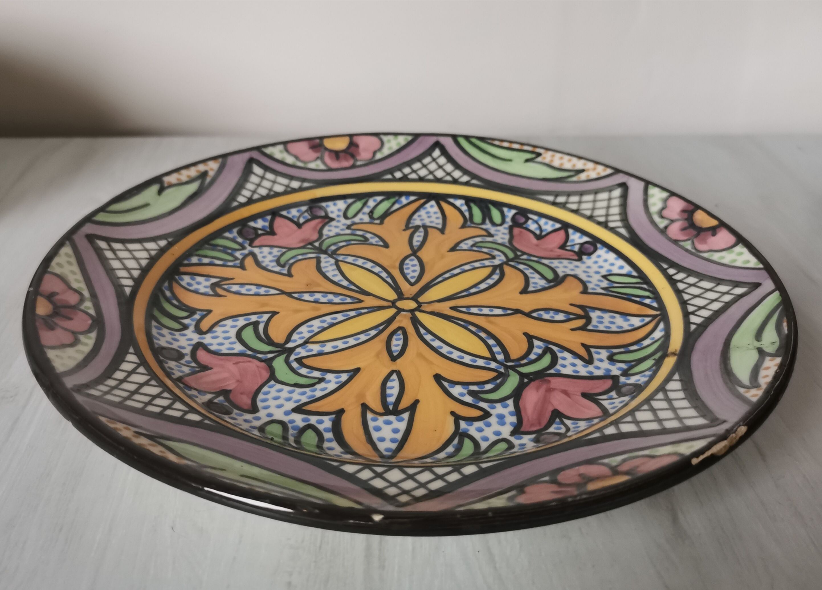 Spanish vintage plate