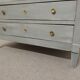 Chest of drawers blue/grey lasured board