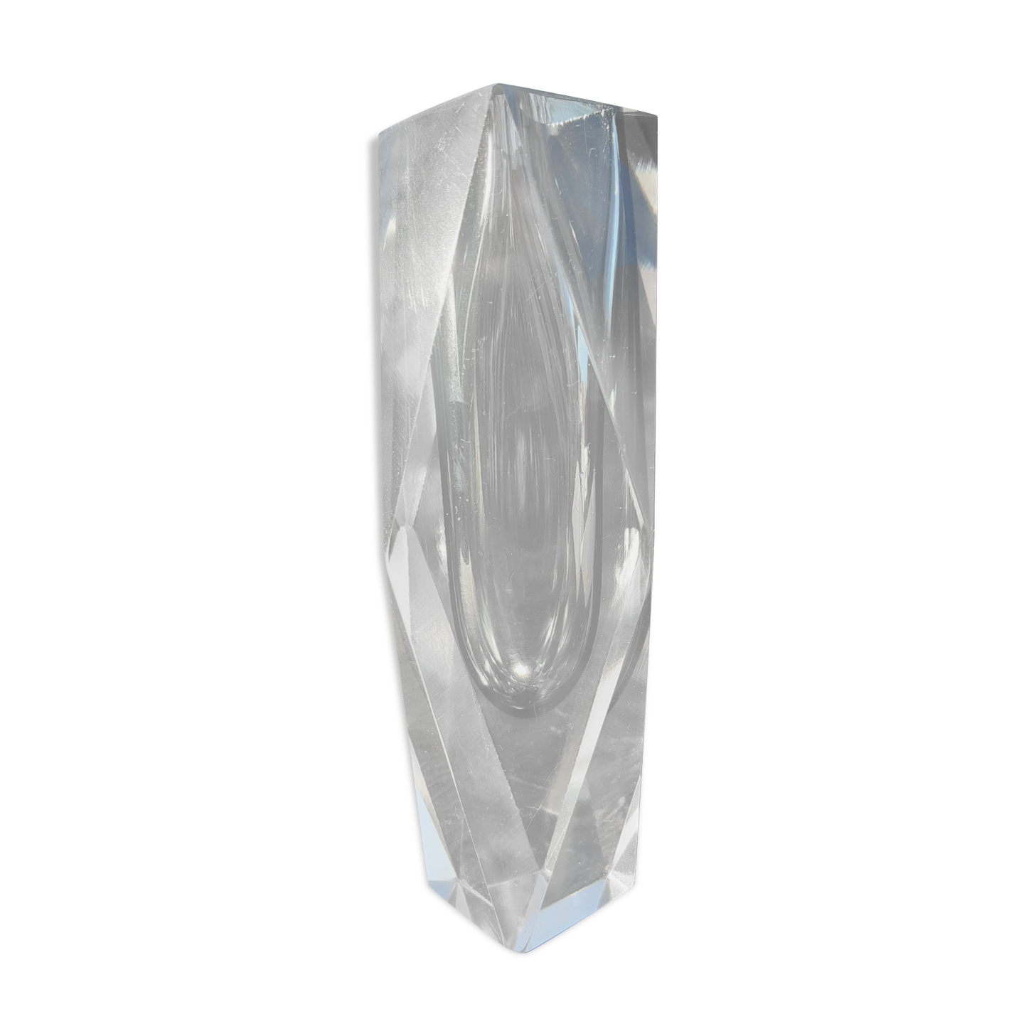 Vase Murano vintage Luigo Mandruzzato cristal Daum baccarat