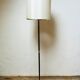 Floor lamp in black lacquered metal, 50s.