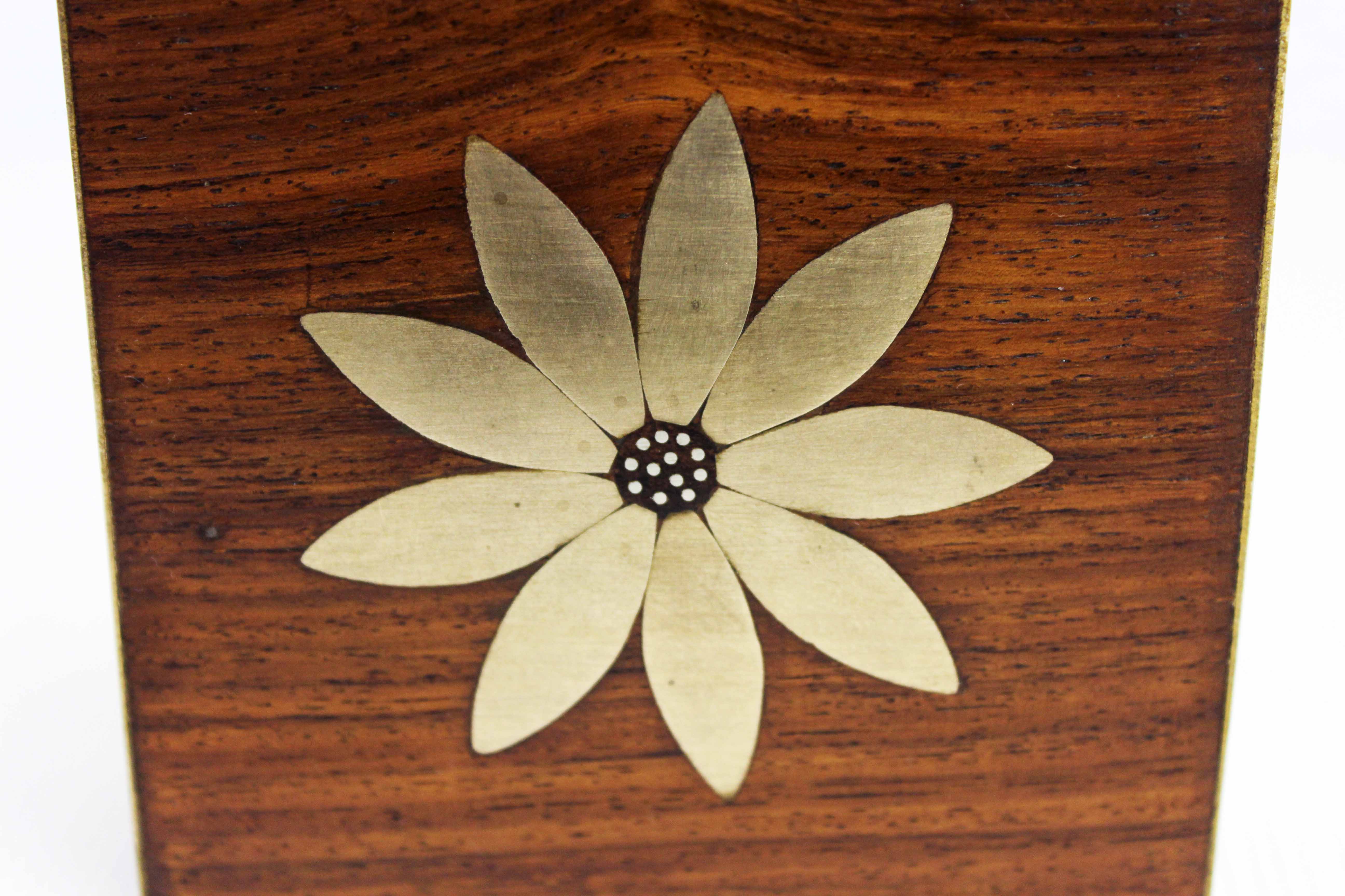 Teak and brass box 1970