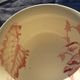 Ravier in earthenware of Longchamp model poppy red diam 14,5 cm late XIX th