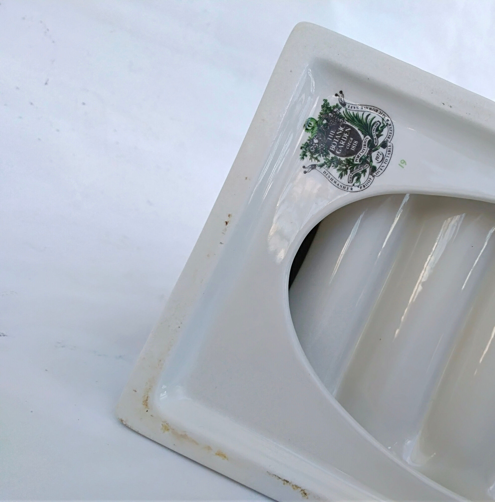 Toast holder earthenware portmeirion made in england décor botanic garden