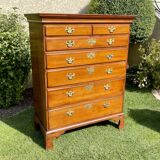 Semainier with support height in Mahogany