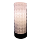 Mazda opal glass lamp with patterns