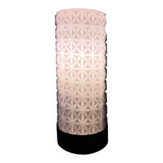 Mazda lamp with opaline glass and patterns