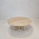 Table basse en travertin italien, années 1980