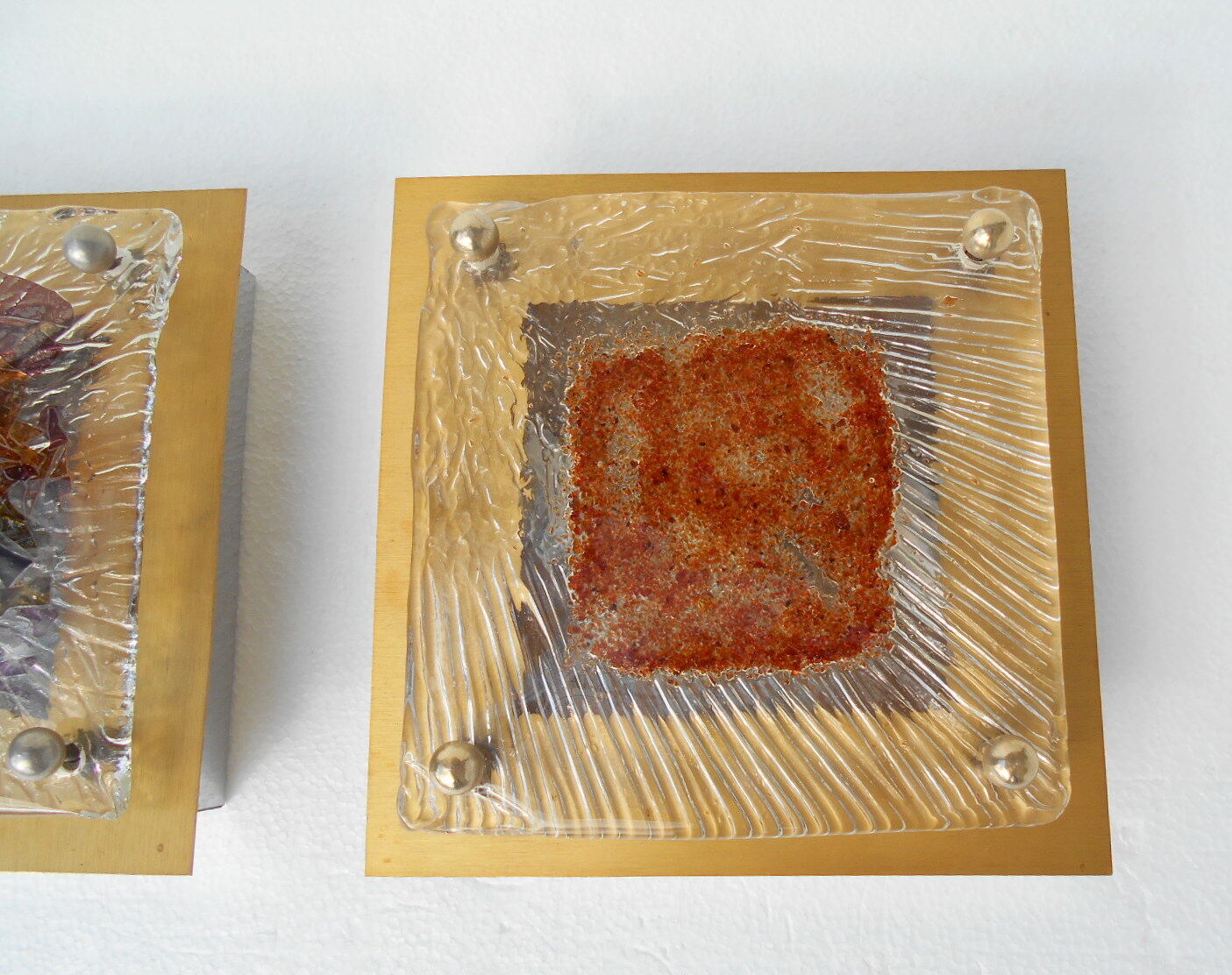 Pair of sconces by Tony Zuccheri for Venini 1960 s