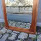 Large antique mirror from the Art Nouveau period.