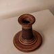 Vintage Danish ceramic candle holder, handmade.