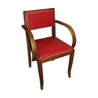 Vintage armchair 40 year red