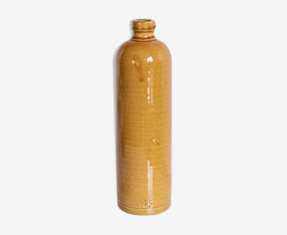 Bouteille en grès émaillé