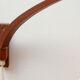 1960s wall lamp in teak and opal glass