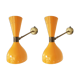 Pair of Italian design sconces 1950s
