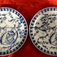 Pair of dishes with cherubs