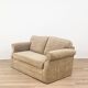 Beige fabric two-seater sofa – Cottage chic spirit and timeless comfort