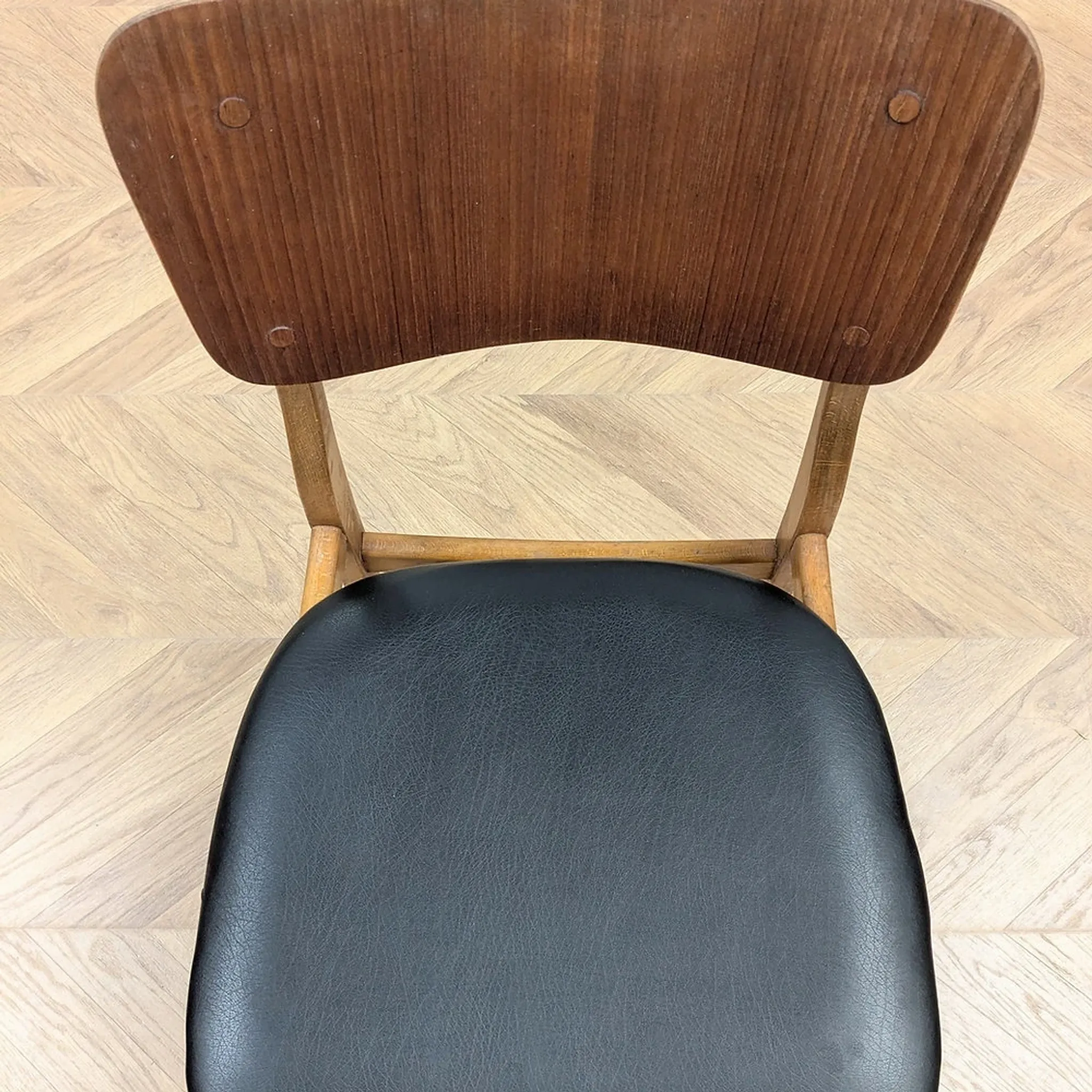 Set of 4 Danish teak chairs, 1960s