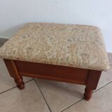 Vintage wooden footrest