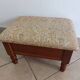Vintage wooden footrest