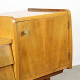 Mid-century Italian Wood and Brass Sideboard, 50s