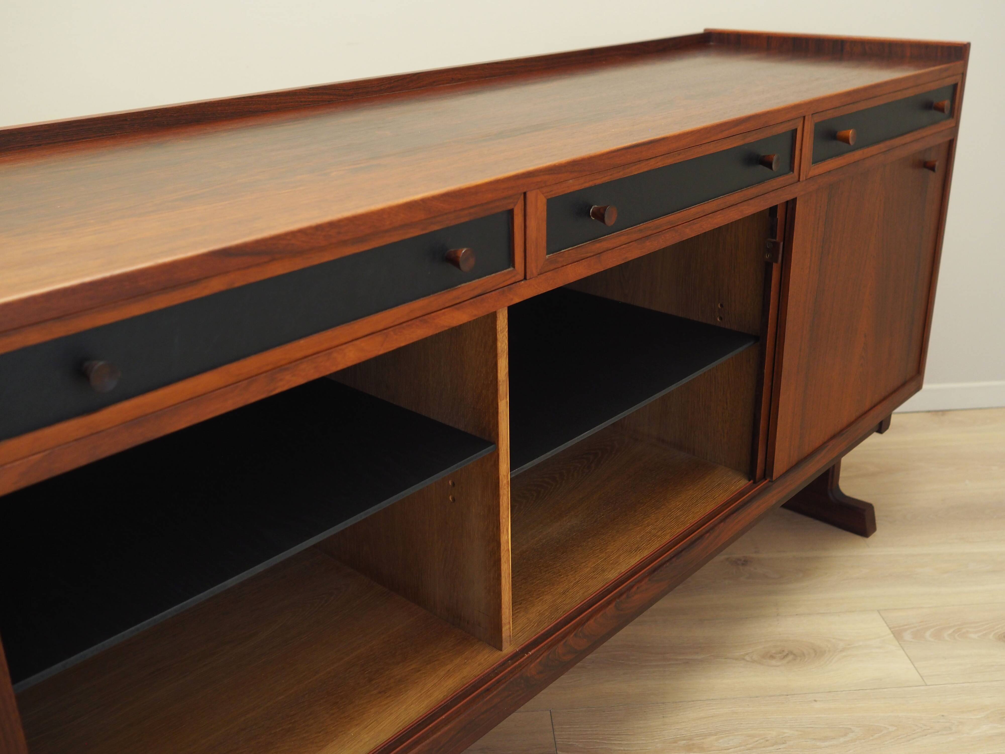 Rosewood sideboard, Danish design, 1960s, manufacturer: Hans Bech