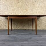 1960s 1970s Teak Dining Table Danish Modern Design Denmark