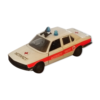 Bmw 520 notarzt ambulance médecin urgentiste schuco 1:43 made in germany testauftrag dans sa boîte