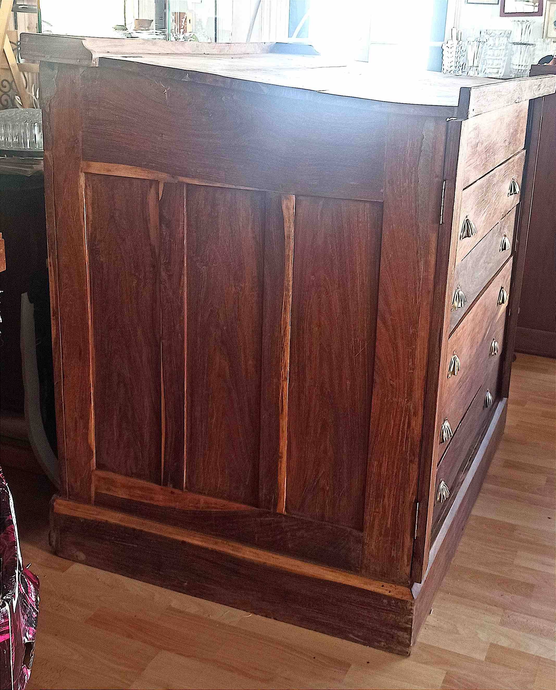 19th century East India Company map cabinet Width 122 cm