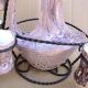 Bonaudi liqueur service (Francis and Josette) Vallauris signed.