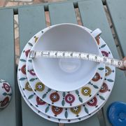 Vintage tea service from the 70s – Schirnding Bavaria – 2 cups + plates