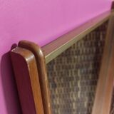 Scandinavian entrance mirror from the 60s 42x117cm