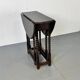 Small antique oak gateleg drop-leaf side table, 1900s