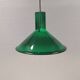 Suspension Holmegaard P&T, verre vert. 1976, Danemark
