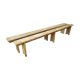 Pair of solid wooden farm benches