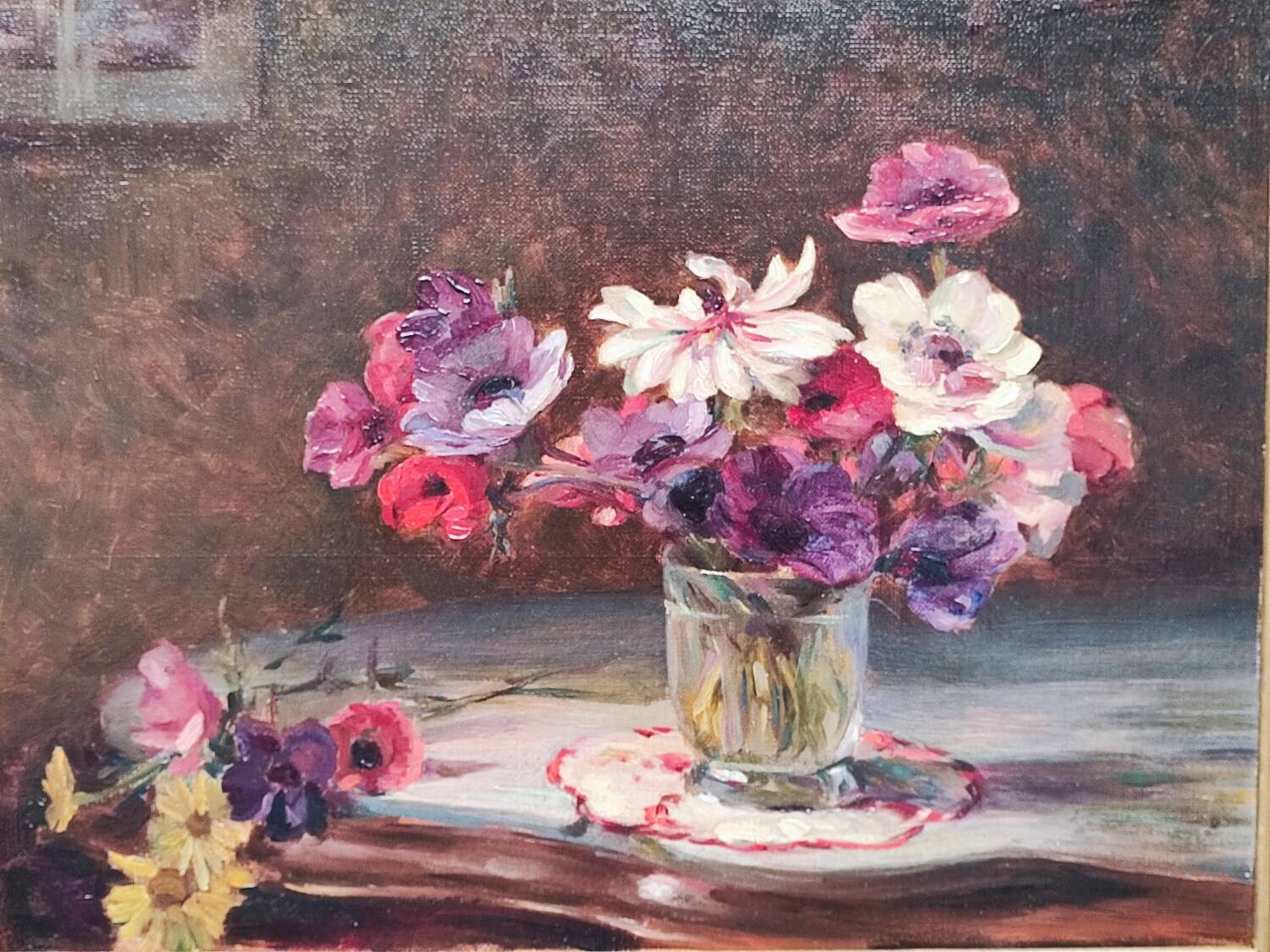 Peinture à l'huile - florale