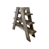 Multi-level vintage wooden support / freestanding shelf / plant table