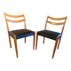 Paire de chaises scandinaves