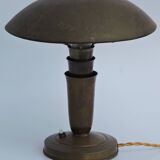 Art Deco bauhaus copper mushroom lamp