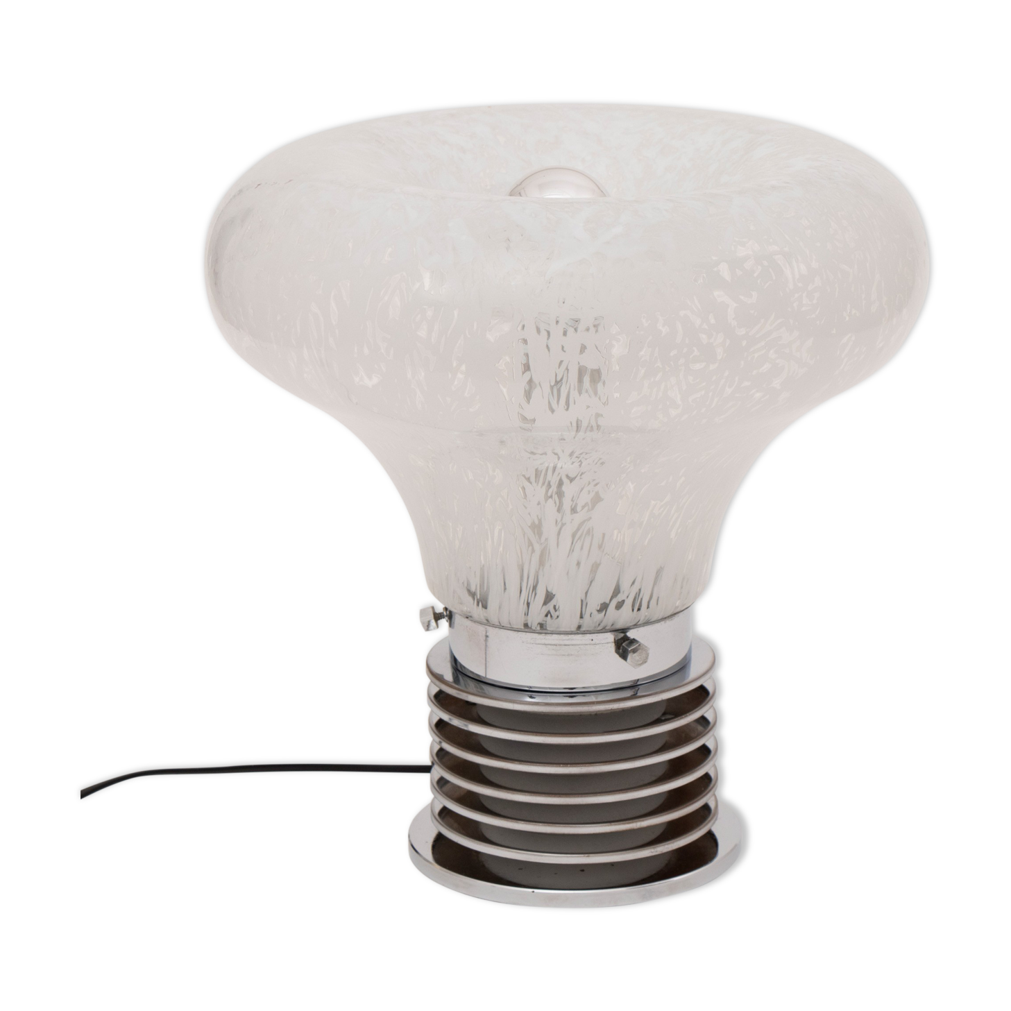 Midcentury Murano Glass Light Bulb Lamp