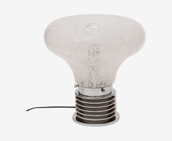 Lampe d’ampoule en verre murano du milieu du siècle