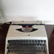 Underwood 18 Portable Typewriter , Beige, Functional, New Ribbon