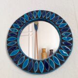 Ceramic mirror 70s diameter 15 cm
