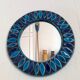 Ceramic mirror 70s diameter 15 cm