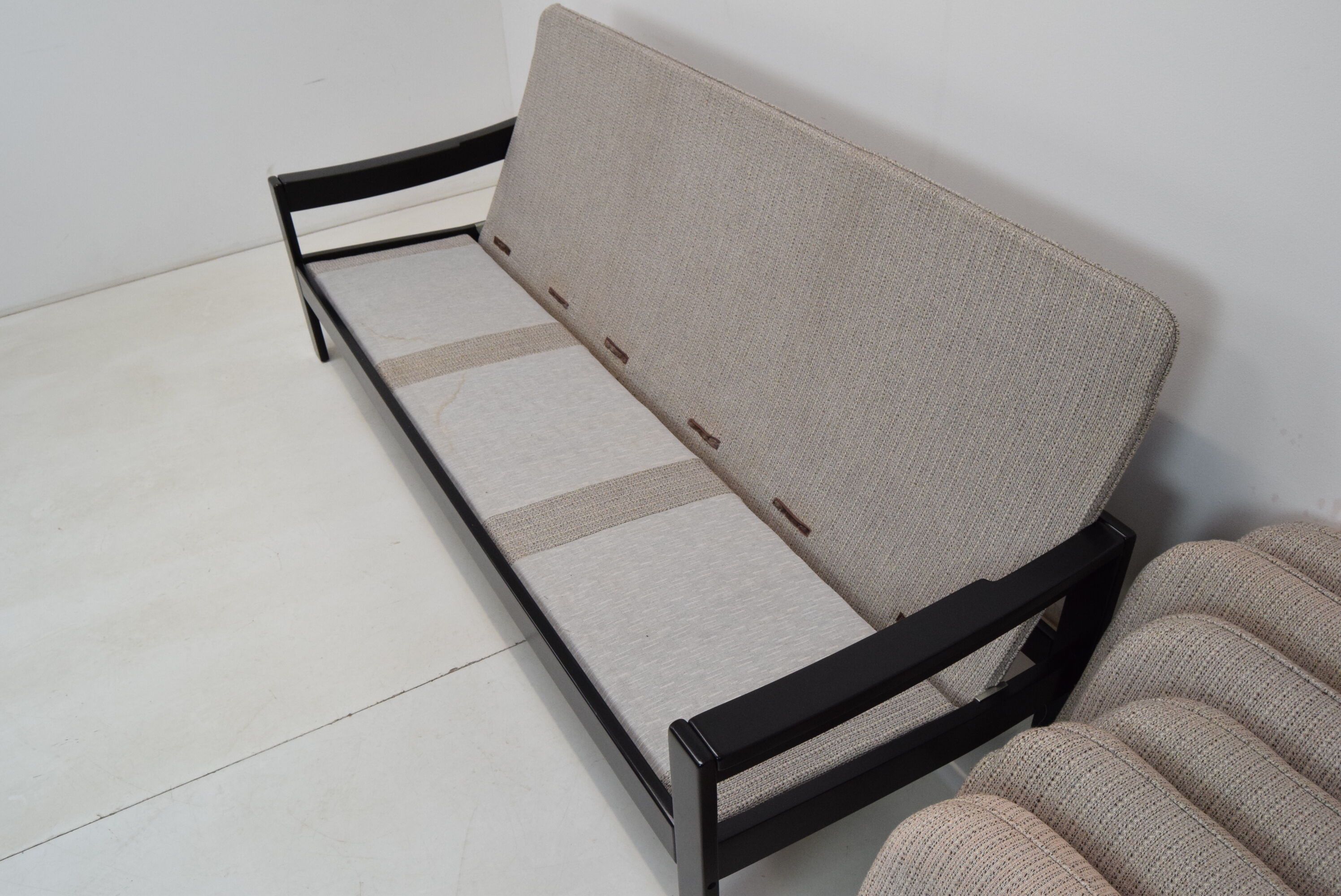 Three seater sofa/leda lux,1980's.