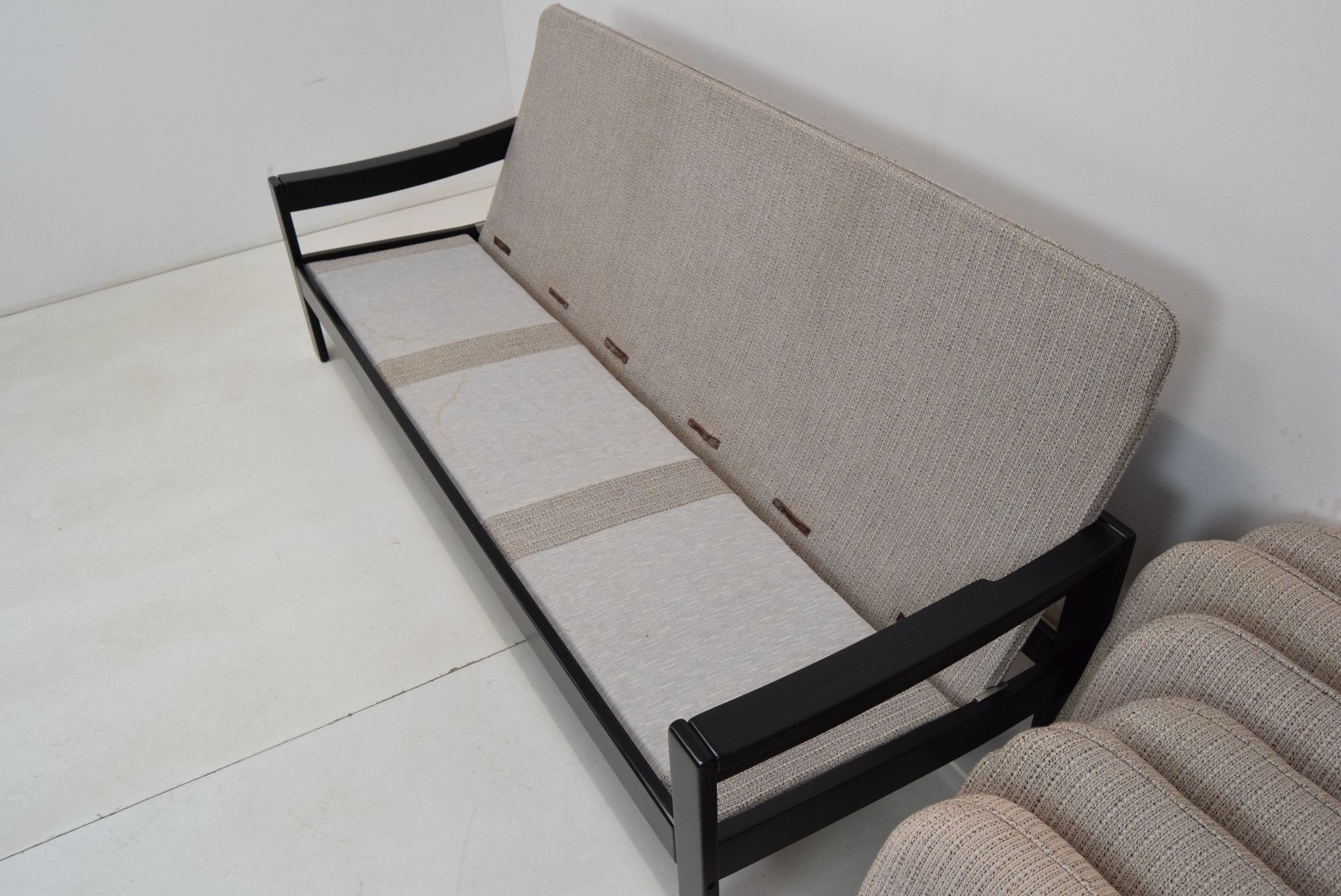 Three seater sofa/leda lux,1980's.