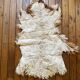 Small sheepskin, raw, brown and beige, authentic